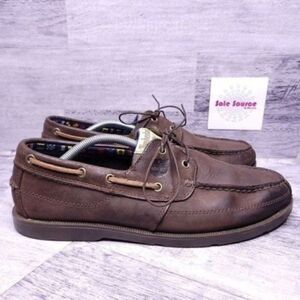 Timberland Earthkeepers Anti-Fatigue Leather Boat Shoe Loafer Brown Men's sz 11